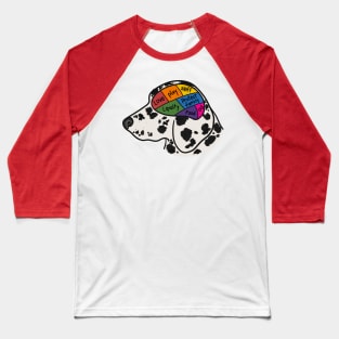 A Dalmatian's Mind Baseball T-Shirt